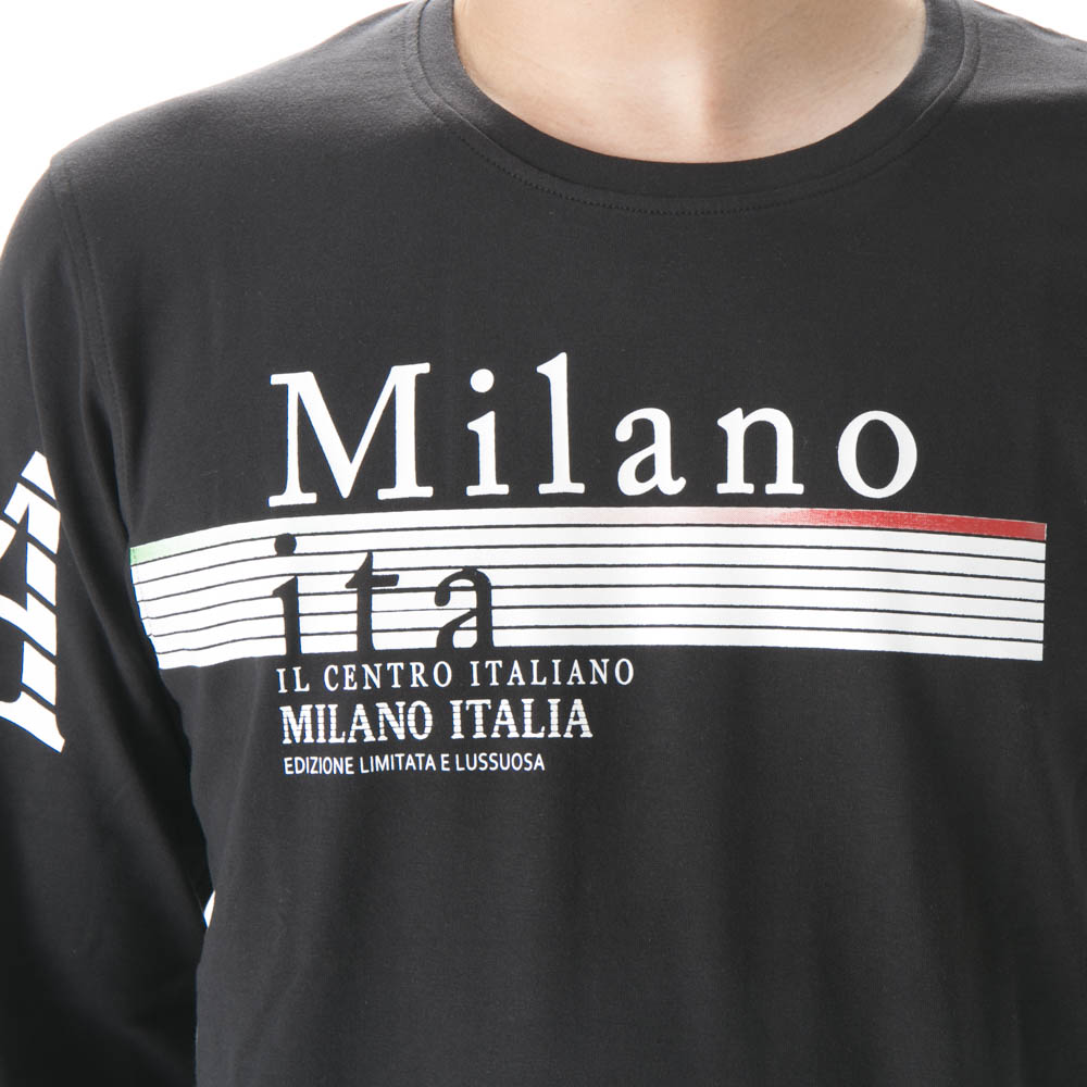 ヴィオラ VIOLA メンズトップス 胸ラインプリント C/N 21115【FITHOUSE ONLINE SHOP】