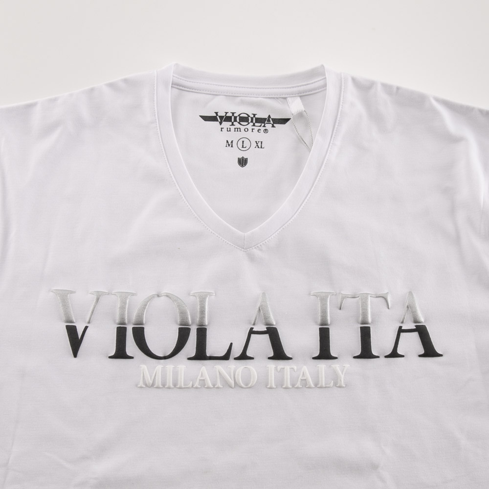 ヴィオラ VIOLA メンズトップス 発砲プリント 長袖Tシャツ  Y52109【FITHOUSE ONLINE SHOP】