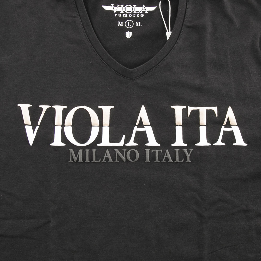 ヴィオラ VIOLA メンズトップス 発砲プリント 長袖Tシャツ  Y52109【FITHOUSE ONLINE SHOP】