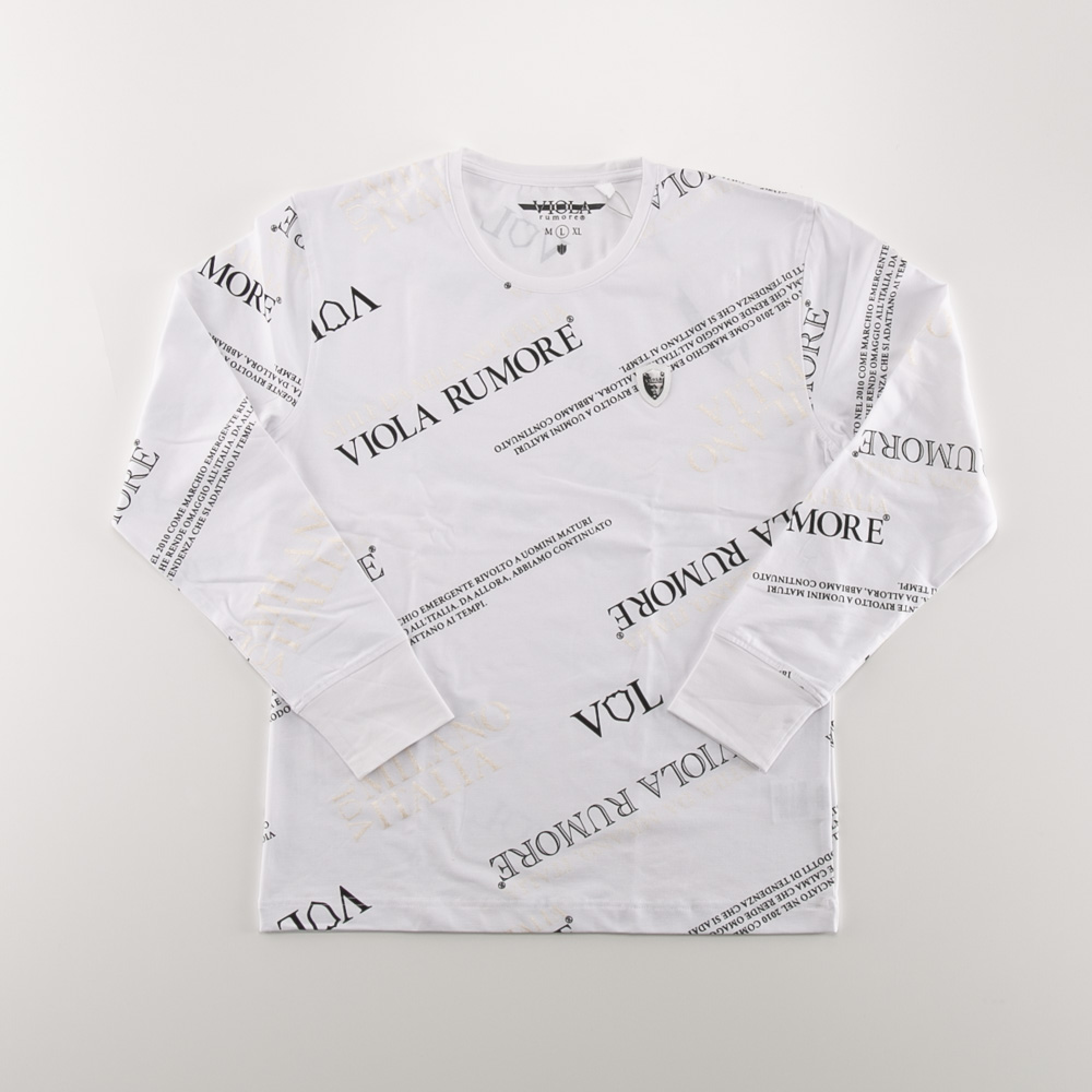 ヴィオラ VIOLA メンズトップス 総柄 長袖Tシャツ  Y52110【FITHOUSE ONLINE SHOP】