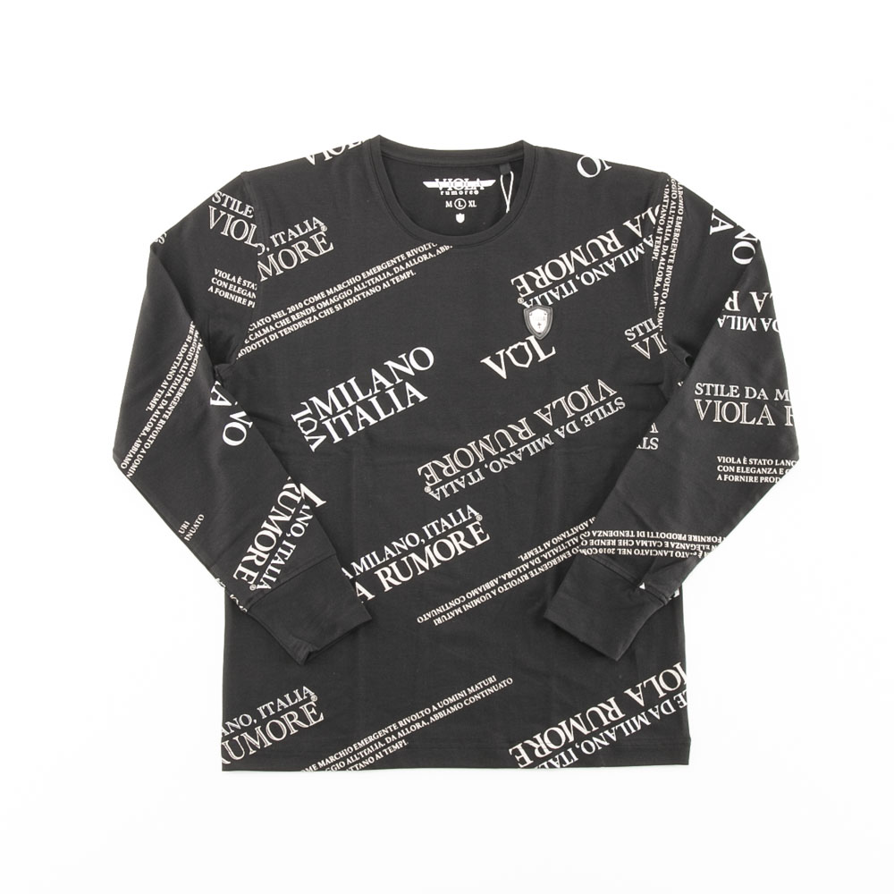 ヴィオラ VIOLA メンズトップス 総柄 長袖Tシャツ  Y52110【FITHOUSE ONLINE SHOP】