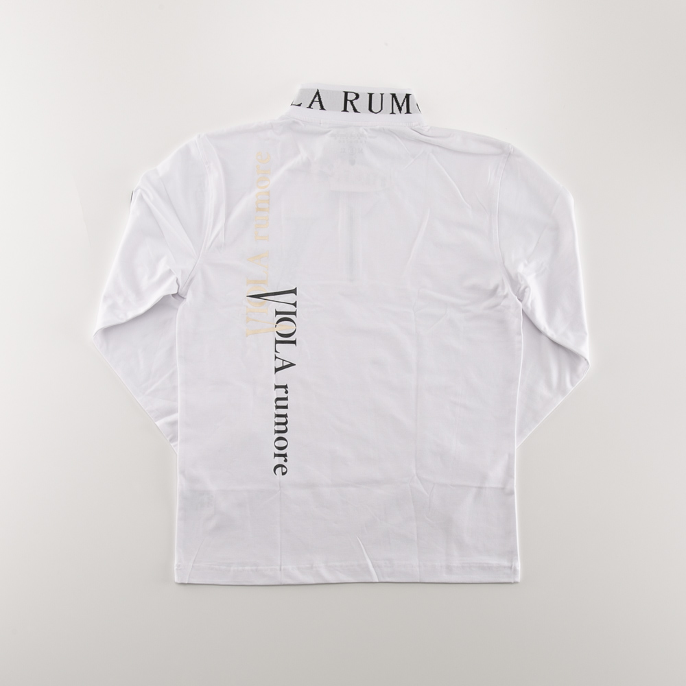 ヴィオラ VIOLA メンズトップス 発砲プリント ハーフZIP Tシャツ  Y52112【FITHOUSE ONLINE SHOP】