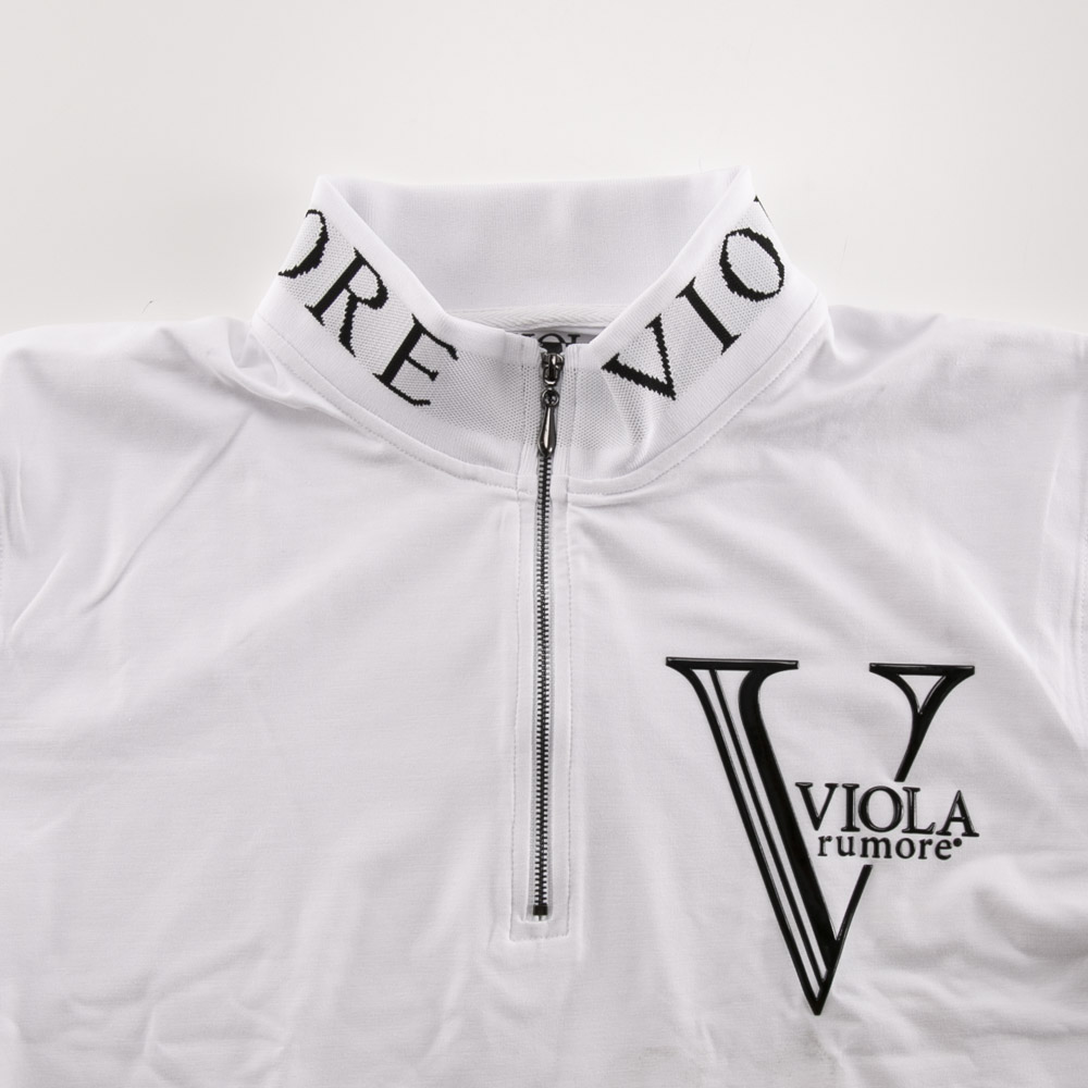 ヴィオラ VIOLA メンズトップス 発砲プリント ハーフZIP Tシャツ  Y52112【FITHOUSE ONLINE SHOP】