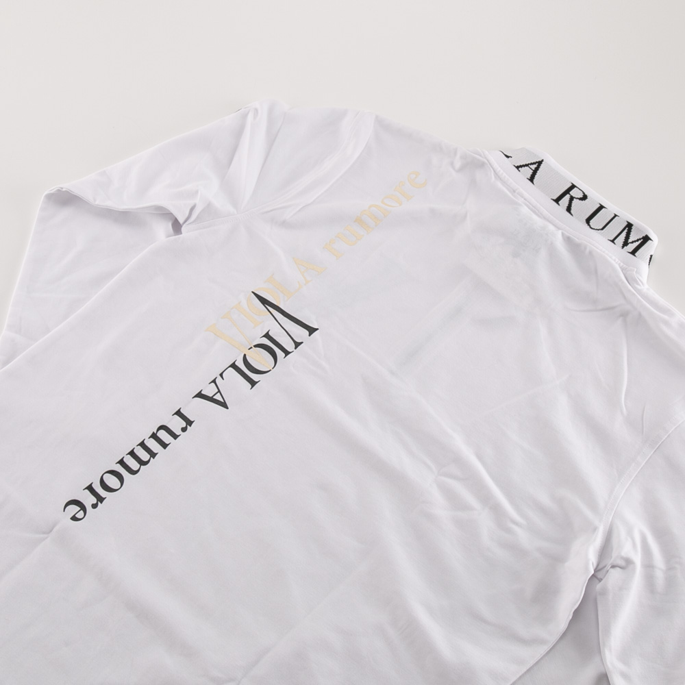 ヴィオラ VIOLA メンズトップス 発砲プリント ハーフZIP Tシャツ  Y52112【FITHOUSE ONLINE SHOP】