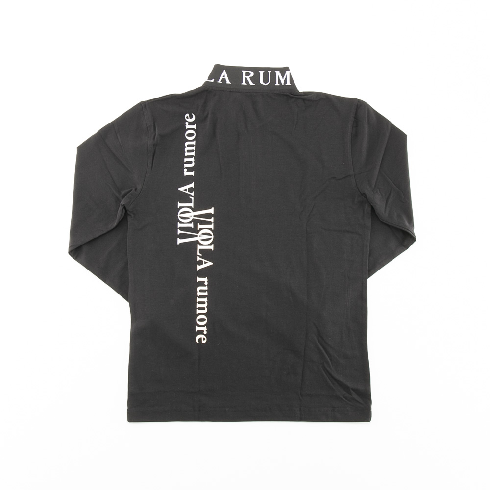 ヴィオラ VIOLA メンズトップス 発砲プリント ハーフZIP Tシャツ  Y52112【FITHOUSE ONLINE SHOP】