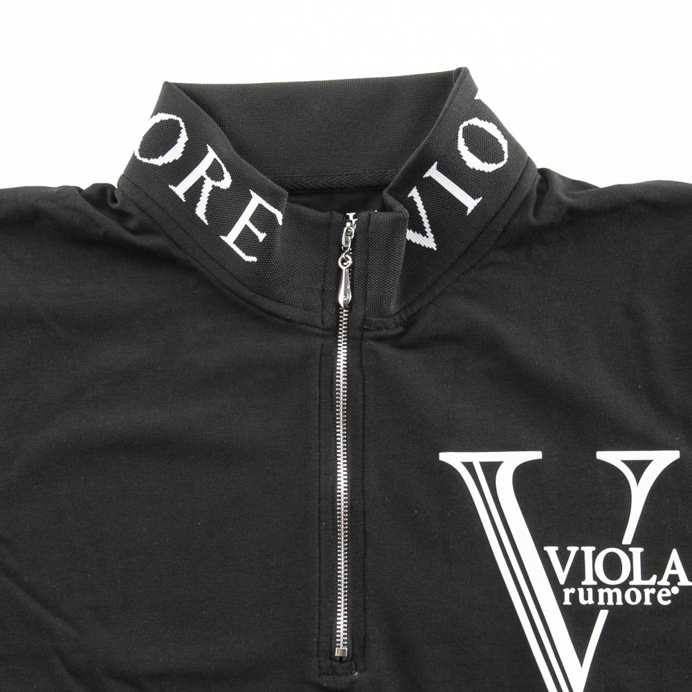 ヴィオラ VIOLA メンズトップス 発砲プリント ハーフZIP Tシャツ  Y52112【FITHOUSE ONLINE SHOP】