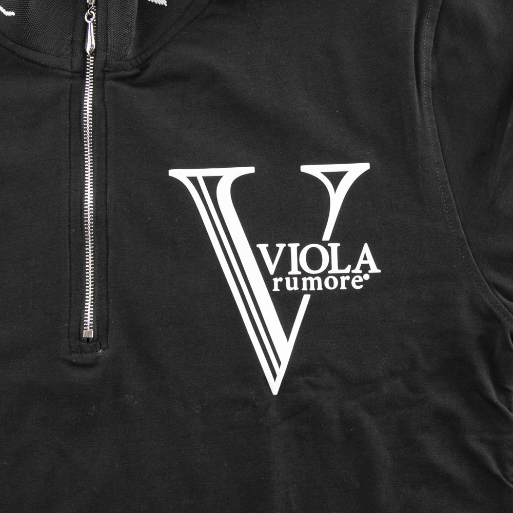 ヴィオラ VIOLA メンズトップス 発砲プリント ハーフZIP Tシャツ  Y52112【FITHOUSE ONLINE SHOP】