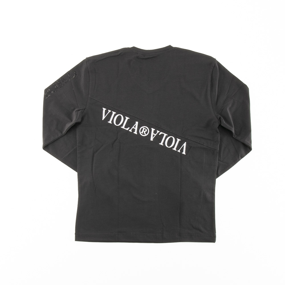 ヴィオラ VIOLA メンズトップス 発砲プリント 切替長袖Tシャツ  Y52113【FITHOUSE ONLINE SHOP】
