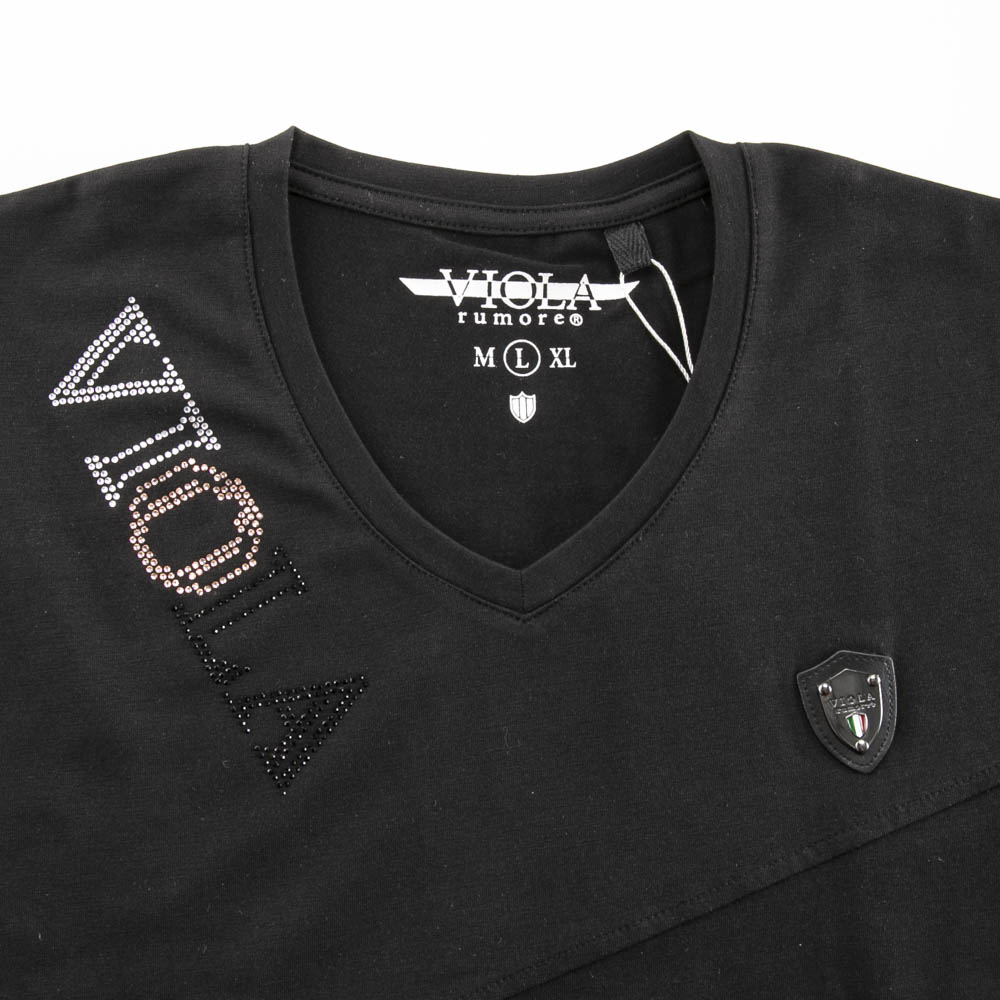 ヴィオラ VIOLA メンズトップス 発砲プリント 切替長袖Tシャツ  Y52113【FITHOUSE ONLINE SHOP】
