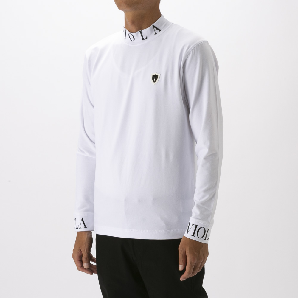 ヴィオラ VIOLA メンズトップス モックネック プリント 長袖Tシャツ Y62108【FITHOUSE ONLINE SHOP】