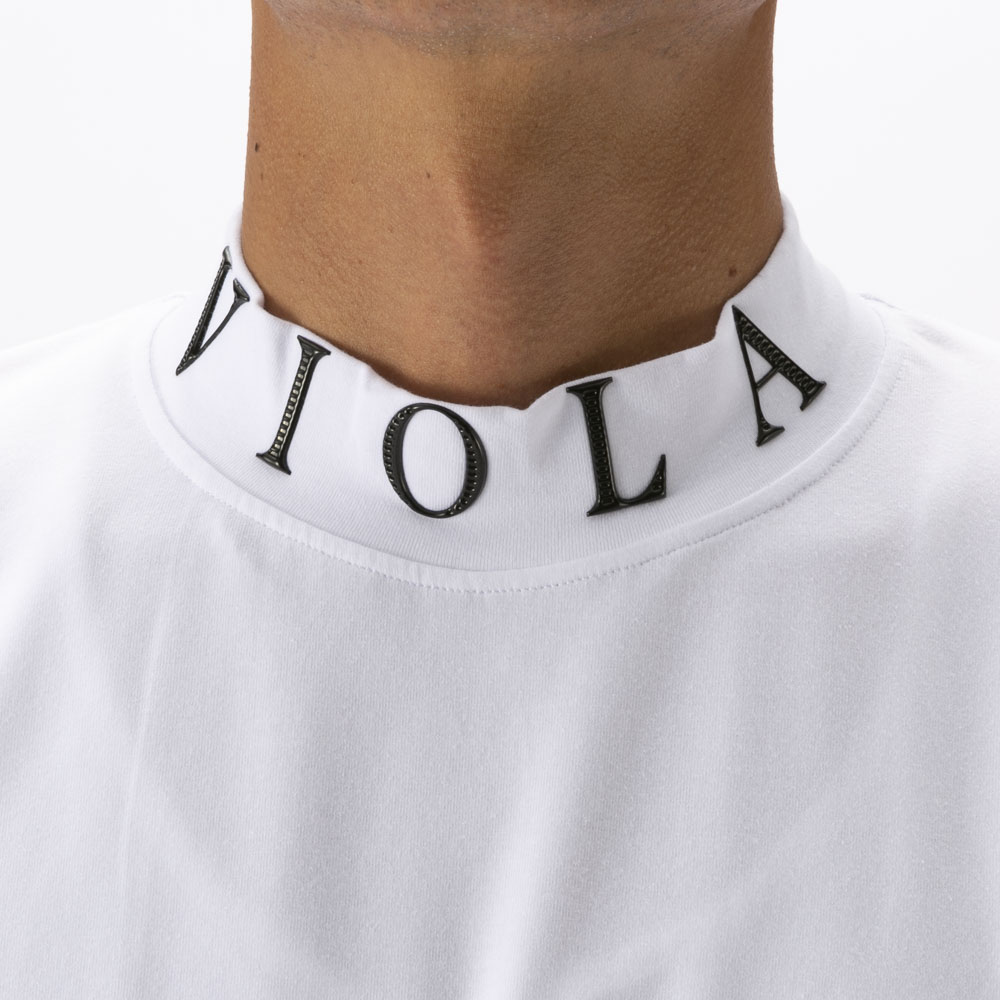 ヴィオラ VIOLA メンズトップス モックネック プリント 長袖Tシャツ Y62108【FITHOUSE ONLINE SHOP】