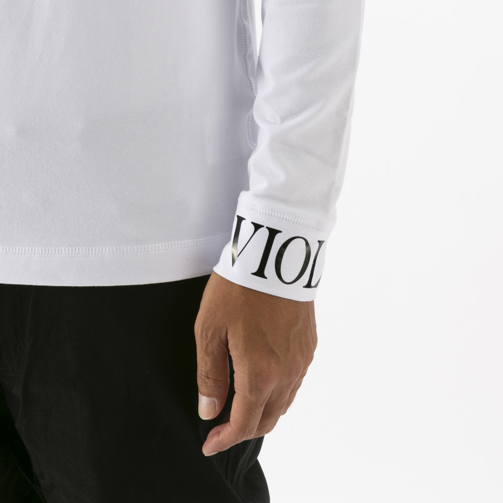 ヴィオラ VIOLA メンズトップス モックネック プリント 長袖Tシャツ Y62108【FITHOUSE ONLINE SHOP】
