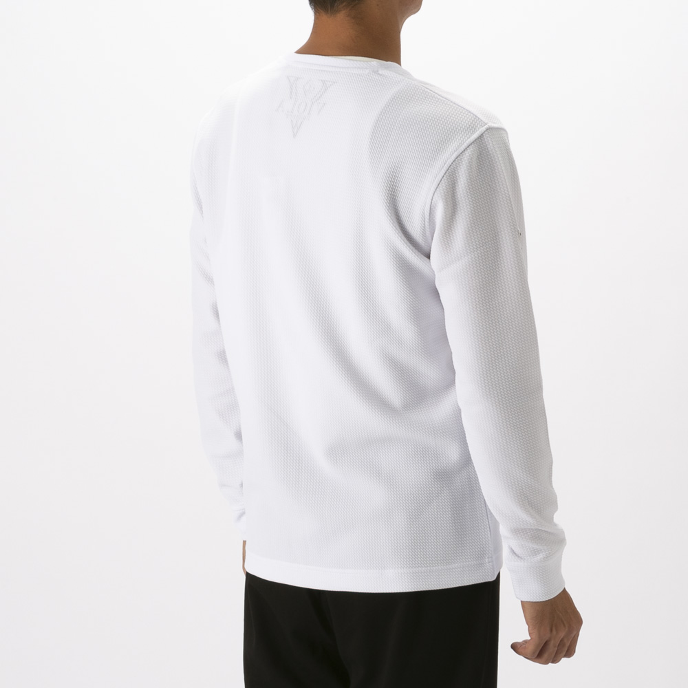 ヴィオラ VIOLA メンズトップス Vネック プリント 長袖Tシャツ Y62110【FITHOUSE ONLINE SHOP】