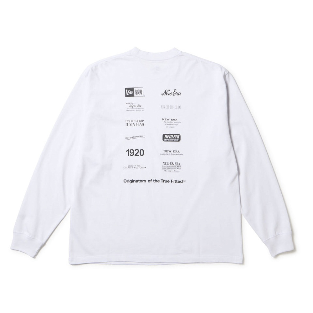 ニューエラ NEW ERA メンズトップス 長袖 オーバーサイズド コットン Tシャツ Archive Mix Logo 14682700【FITHOUSE ONLINE SHOP】