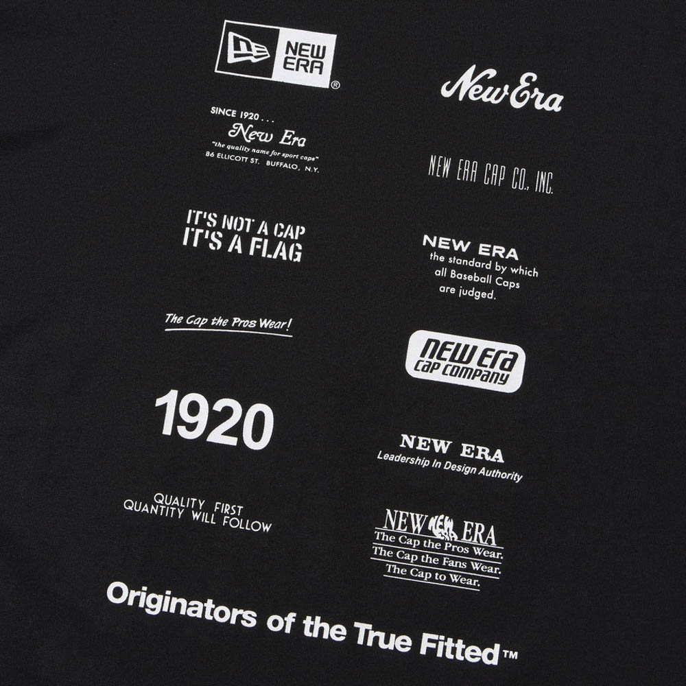 ニューエラ NEW ERA メンズトップス 長袖 オーバーサイズド コットン Tシャツ Archive Mix Logo 14682701【FITHOUSE ONLINE SHOP】