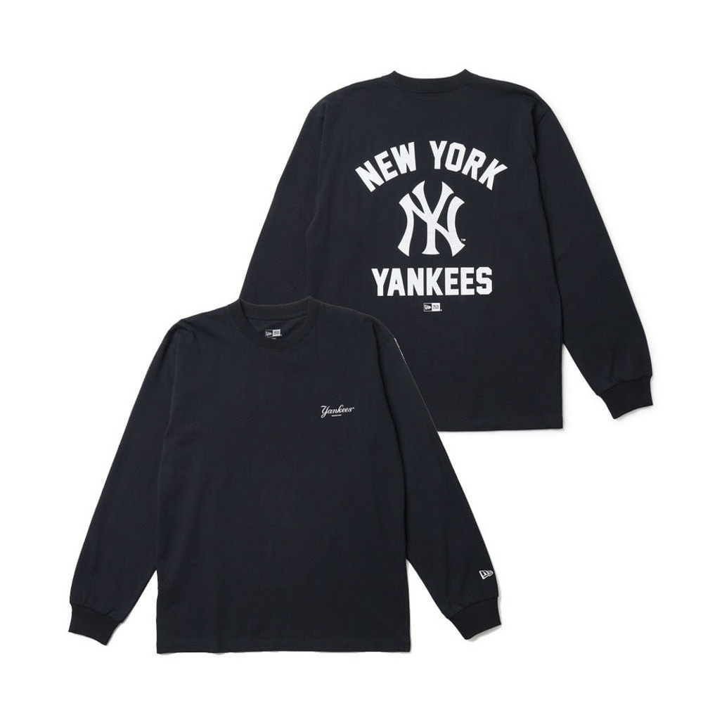 ニューエラ NEW ERA メンズトップス 長袖 コットン Tシャツ ニューヨーク・ヤンキース レギュラーフィット 14682709【FITHOUSE ONLINE SHOP】
