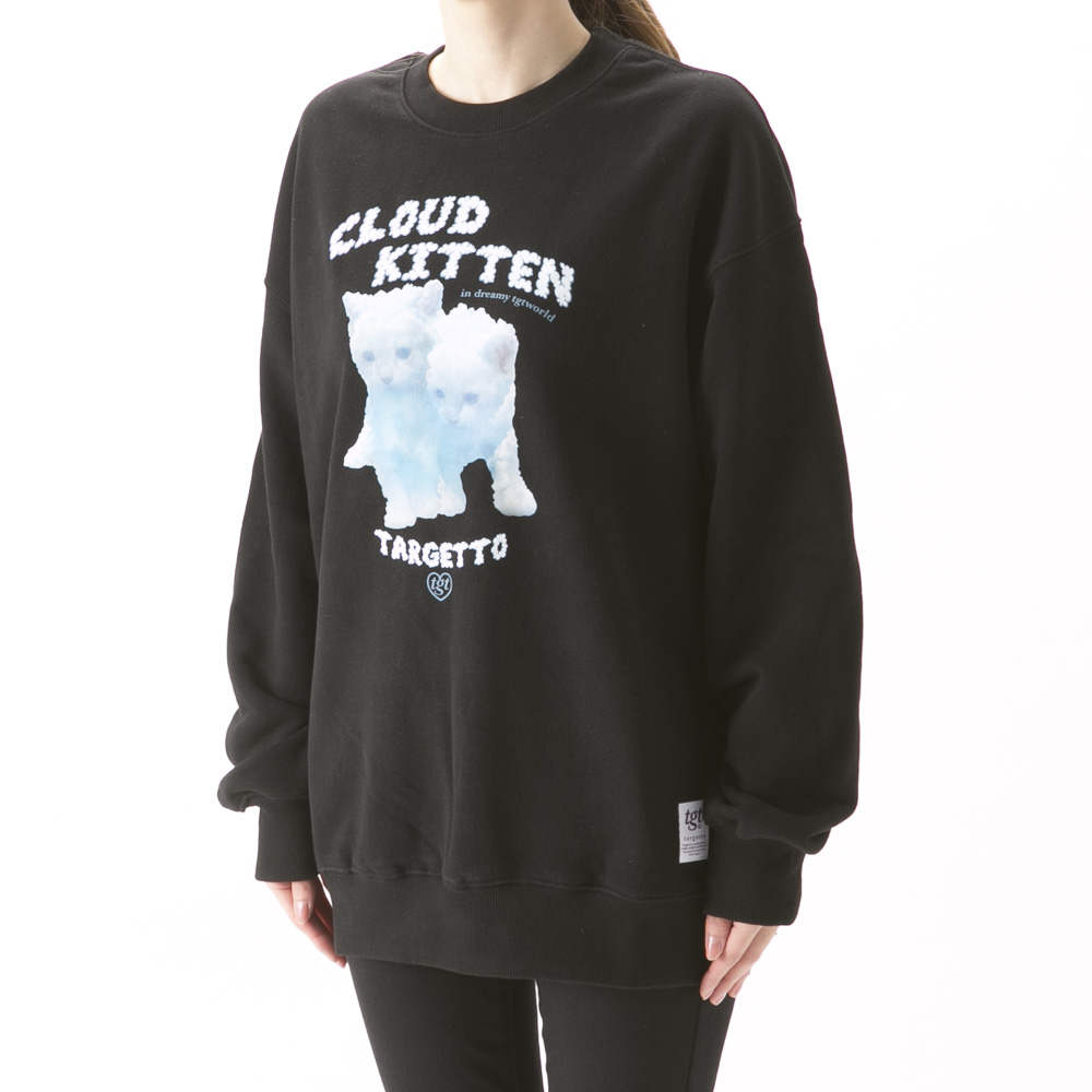 ターゲット targetto レディーストップス CLOUD KITTEN SWEAT SHIRT 3211TH2007【FITHOUSE ONLINE SHOP】