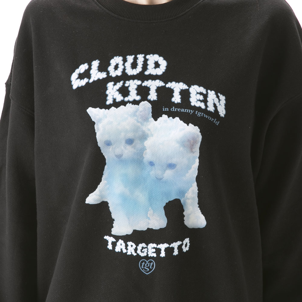 ターゲット targetto レディーストップス CLOUD KITTEN SWEAT SHIRT 3211TH2007【FITHOUSE ONLINE SHOP】