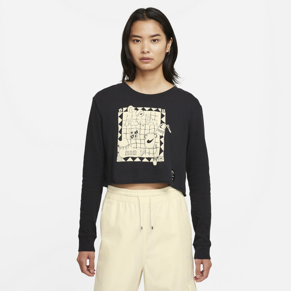 ナイキ Nike レディーストップス ナイキ ウィメンズ Nsw A I R マシーン L S クロップ Tシャツ Dj17 Fithouse Online Shop フィットハウス公式オンラインショップ Fit House Online Shop