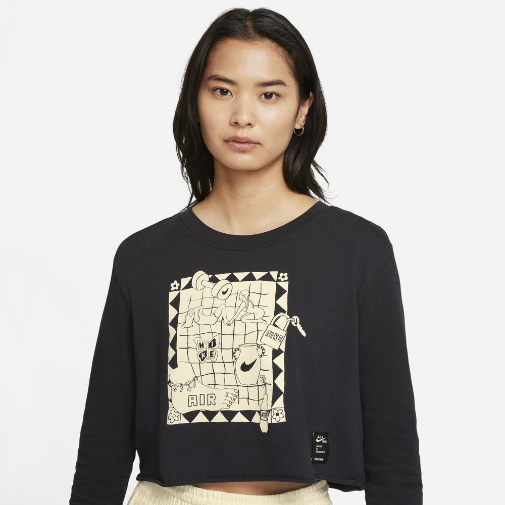 ナイキ Nike レディーストップス ナイキ ウィメンズ Nsw A I R マシーン L S クロップ Tシャツ Dj17 Fithouse Online Shop フィットハウス公式オンラインショップ Fit House Online Shop