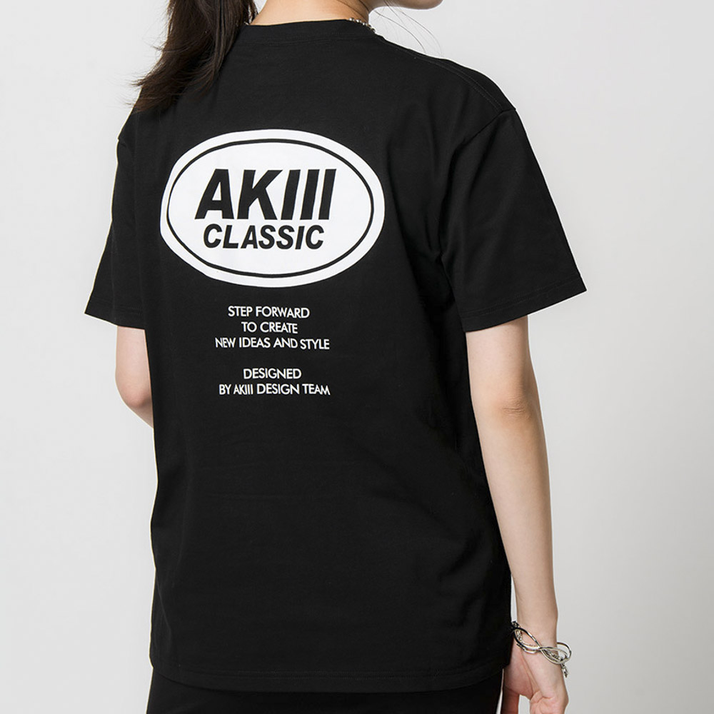 アキクラシック AKIIICLASSIC レディーストップス BACKサークルロゴ Tシャツ SAK-3101【FITHOUSE ONLINE SHOP】