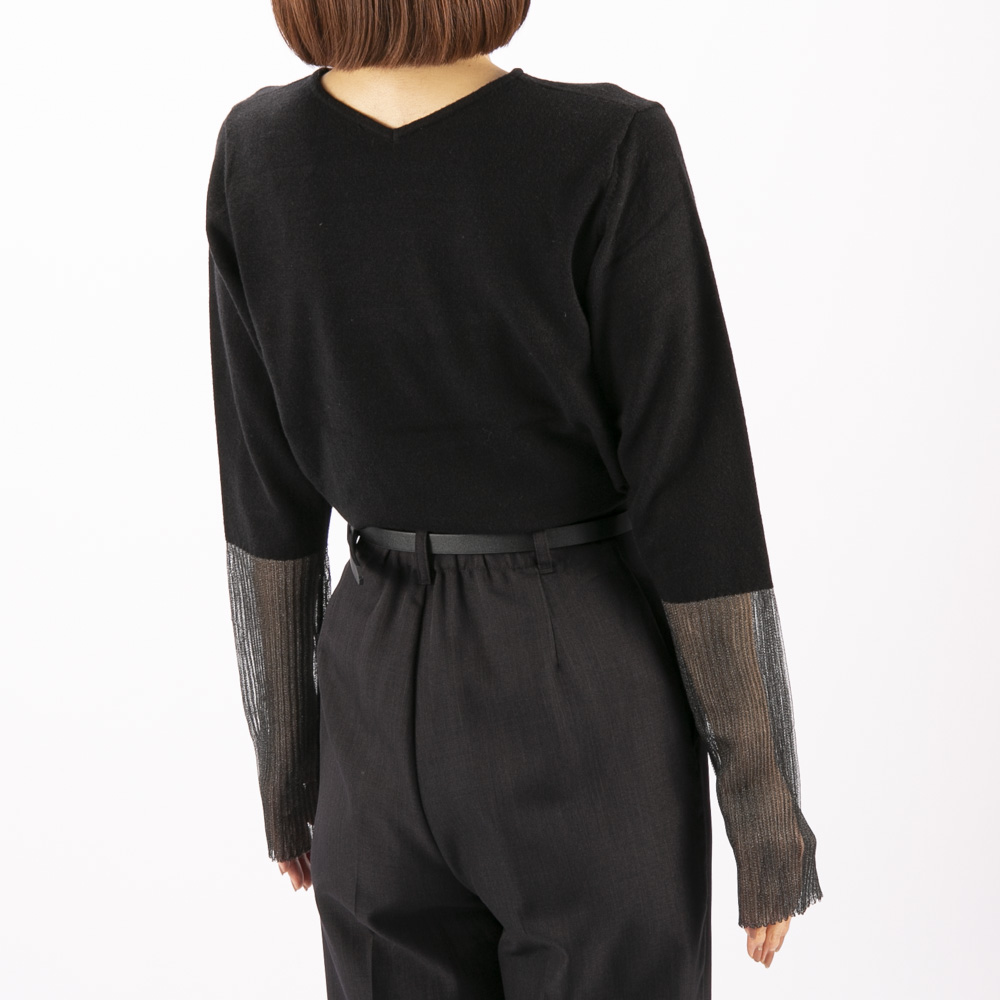 バントロア vingtrois レディーストップス シアー切り替え前後2WAYプルオーバー 929-12100【FITHOUSE ONLINE SHOP】