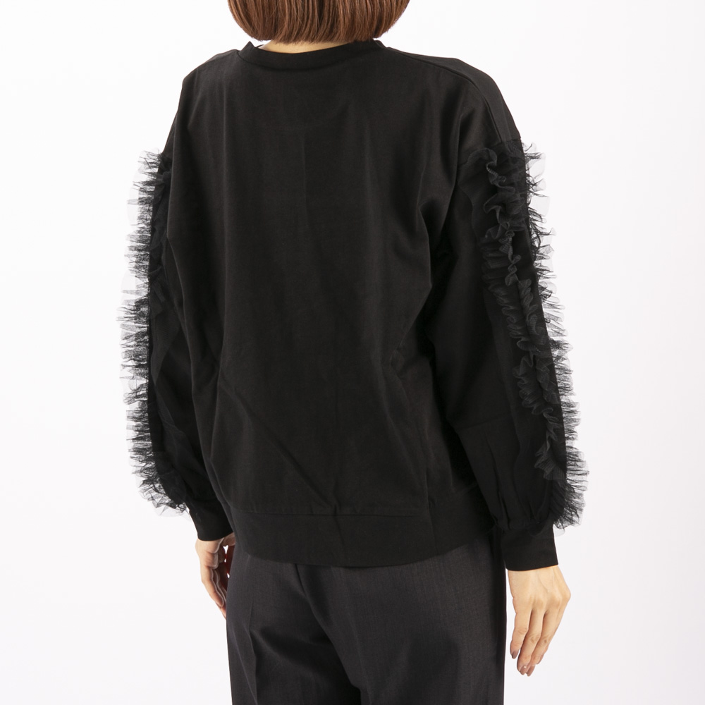 バントロア vingtrois レディーストップス 袖フリル チュールカットソー (09) 980-22102【FITHOUSE ONLINE SHOP】
