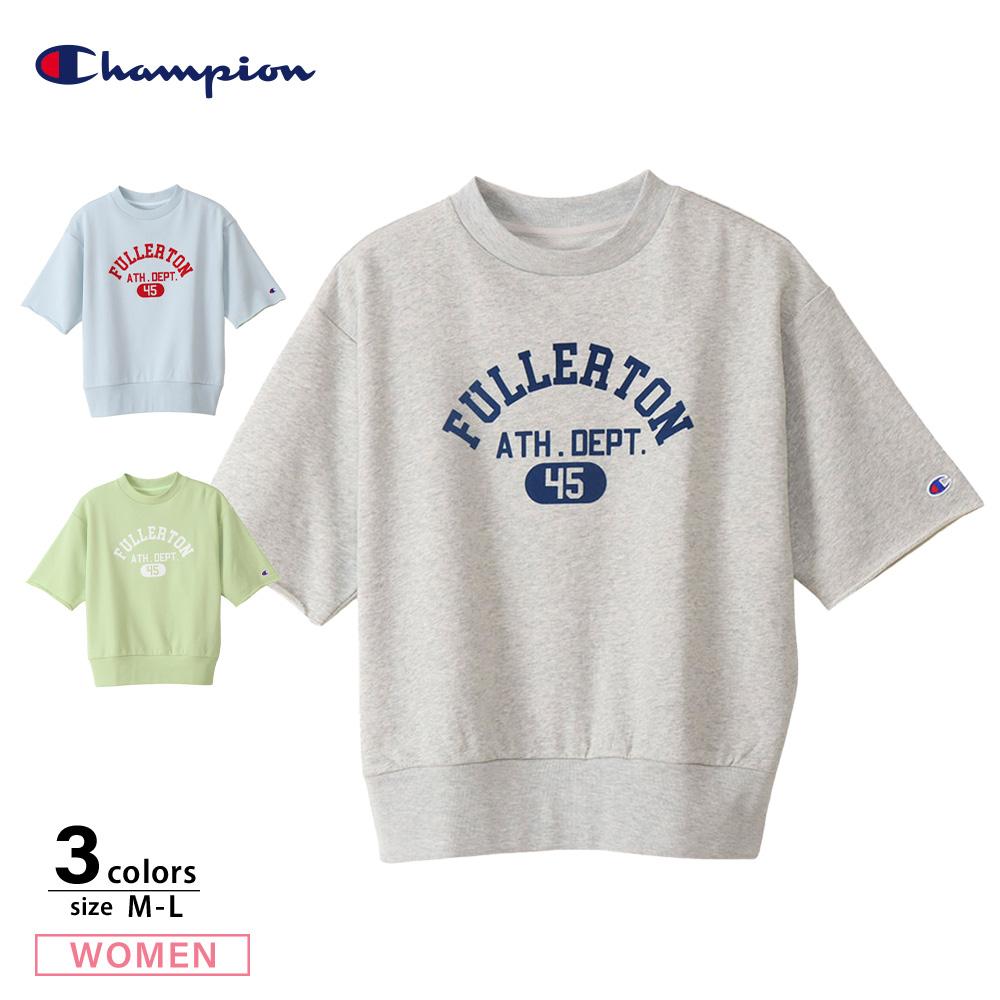 チャンピオン champion レディーストップス クルーネックスウェットシャツ CW-X005【FITHOUSE ONLINE SHOP】