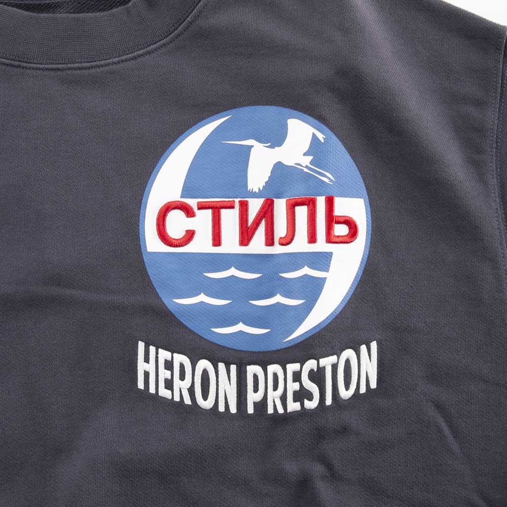 ヘロンプレストン HERON PRESTON メンズトップス クルースウェット HMBA014 JER001【FITHOUSE ONLINE SHOP】
