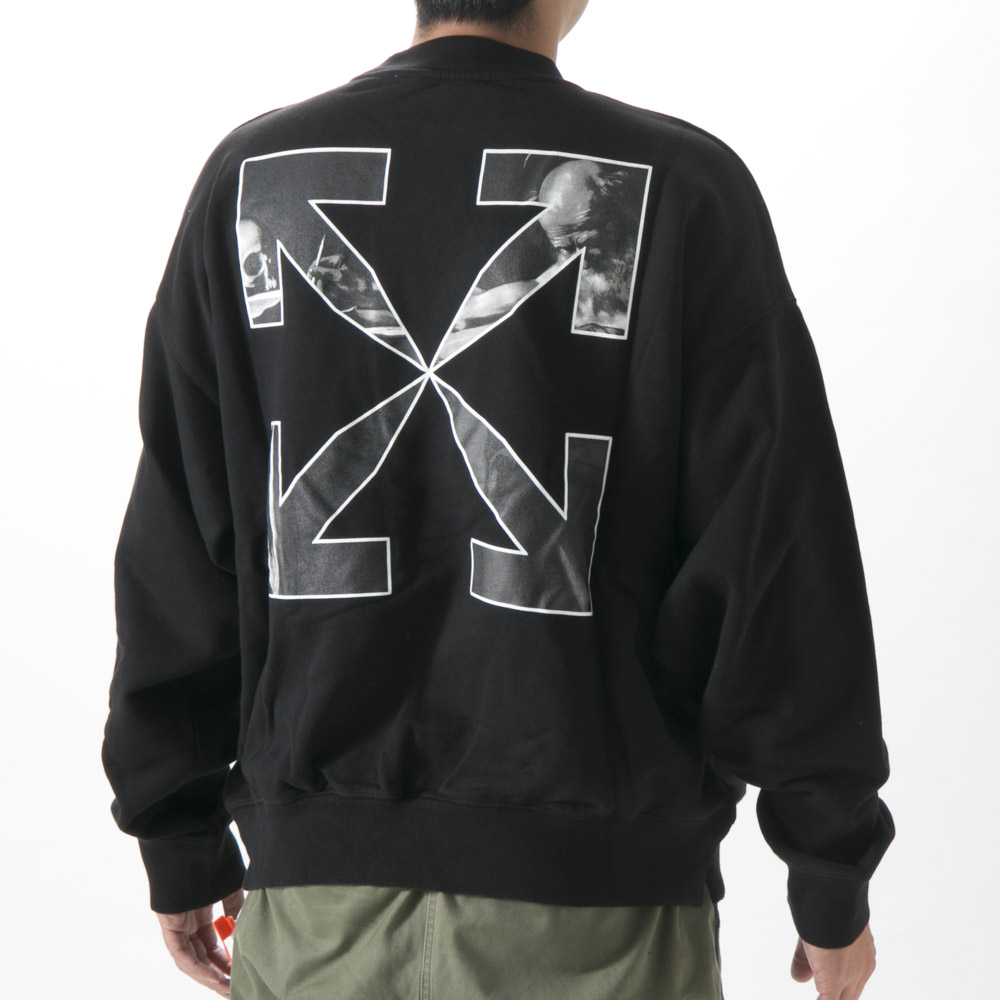 オフホワイト OFF WHITE メンズトップス 胸ロゴ L/S スウェット OMBA054F21FLE011【FITHOUSE ONLINE SHOP】