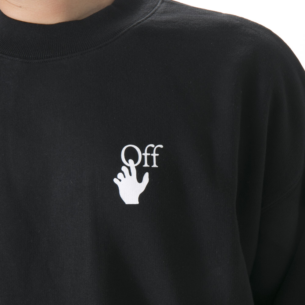 オフホワイト OFF WHITE メンズトップス 胸ロゴ L/S スウェット OMBA054F21FLE011【FITHOUSE ONLINE SHOP】