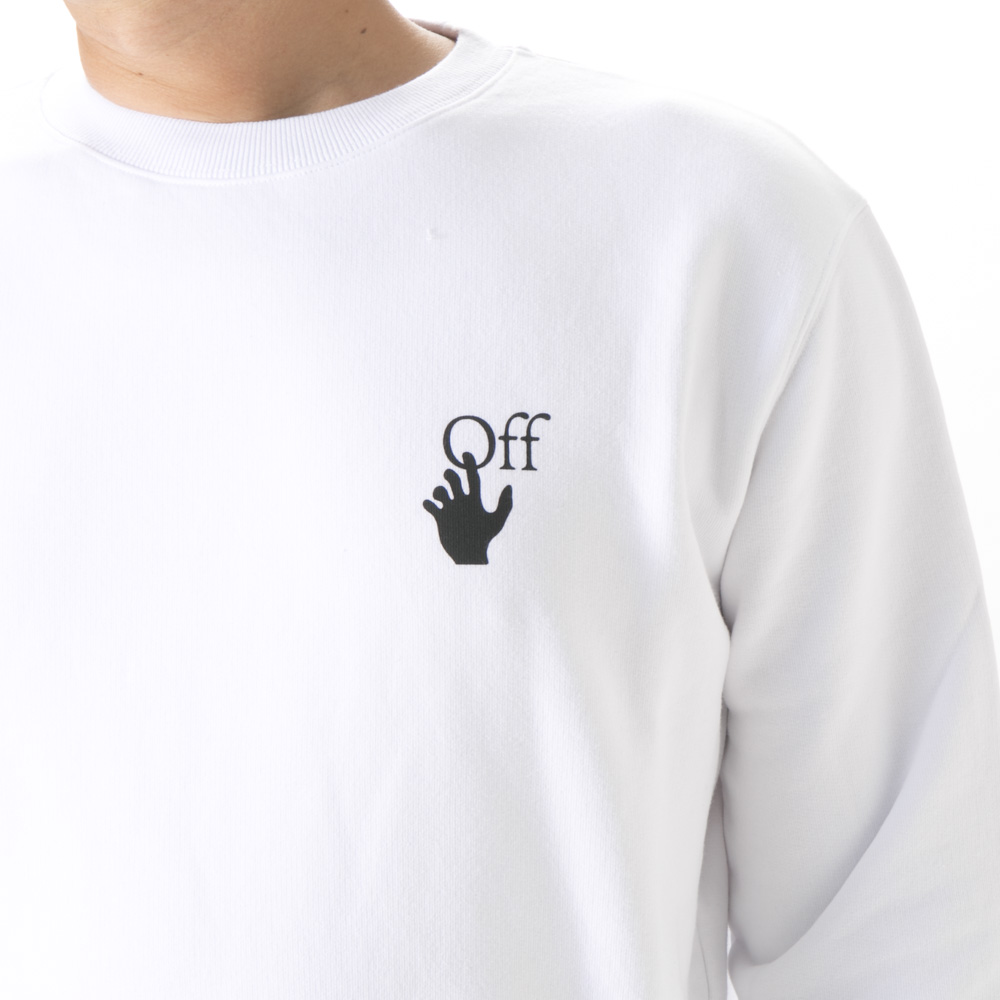 オフホワイト OFF WHITE メンズトップス caravaggio lute crewneck sweatshirt OMBA025F21FLE008【FITHOUSE ONLINE SHOP】