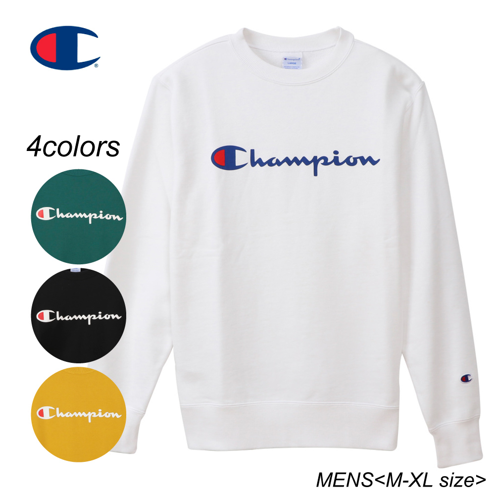 チャンピオン champion メンズトップス フロントロゴ スウェットシャツ C3-Q002【FITHOUSE ONLINE SHOP】