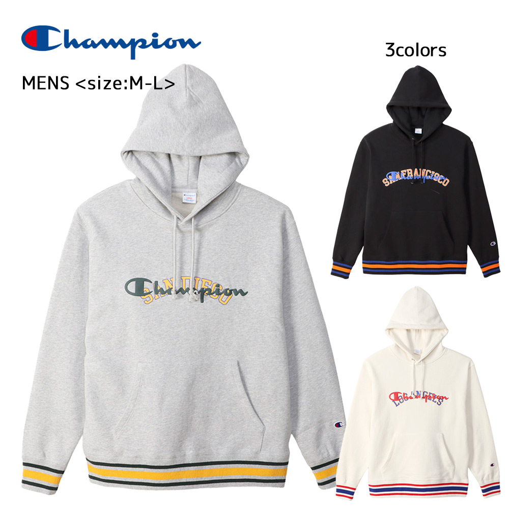 チャンピオン champion メンズトップス HOODED SWEATSHIRT C3-V101【FITHOUSE ONLINE SHOP】