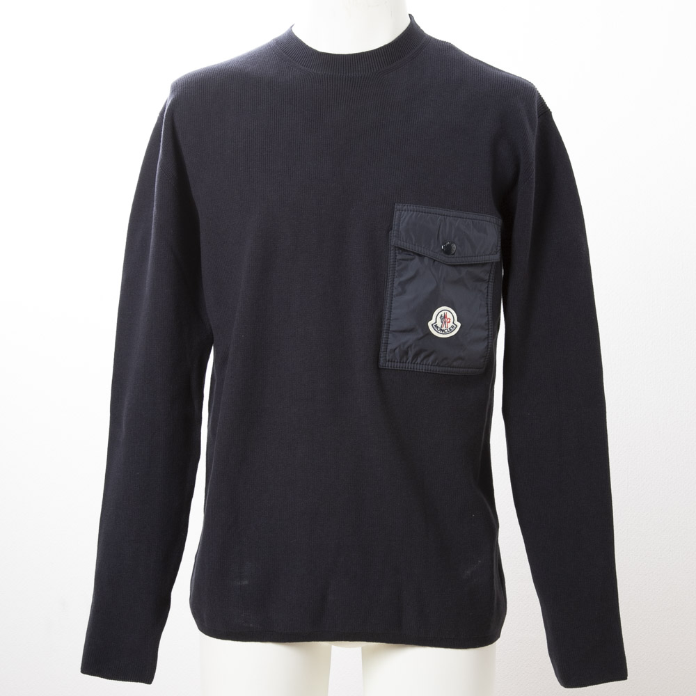 モンクレール MONCLER メンズトップス クルーネック 長袖セーター 9C000.01.M1113【FITHOUSE ONLINE SHOP】