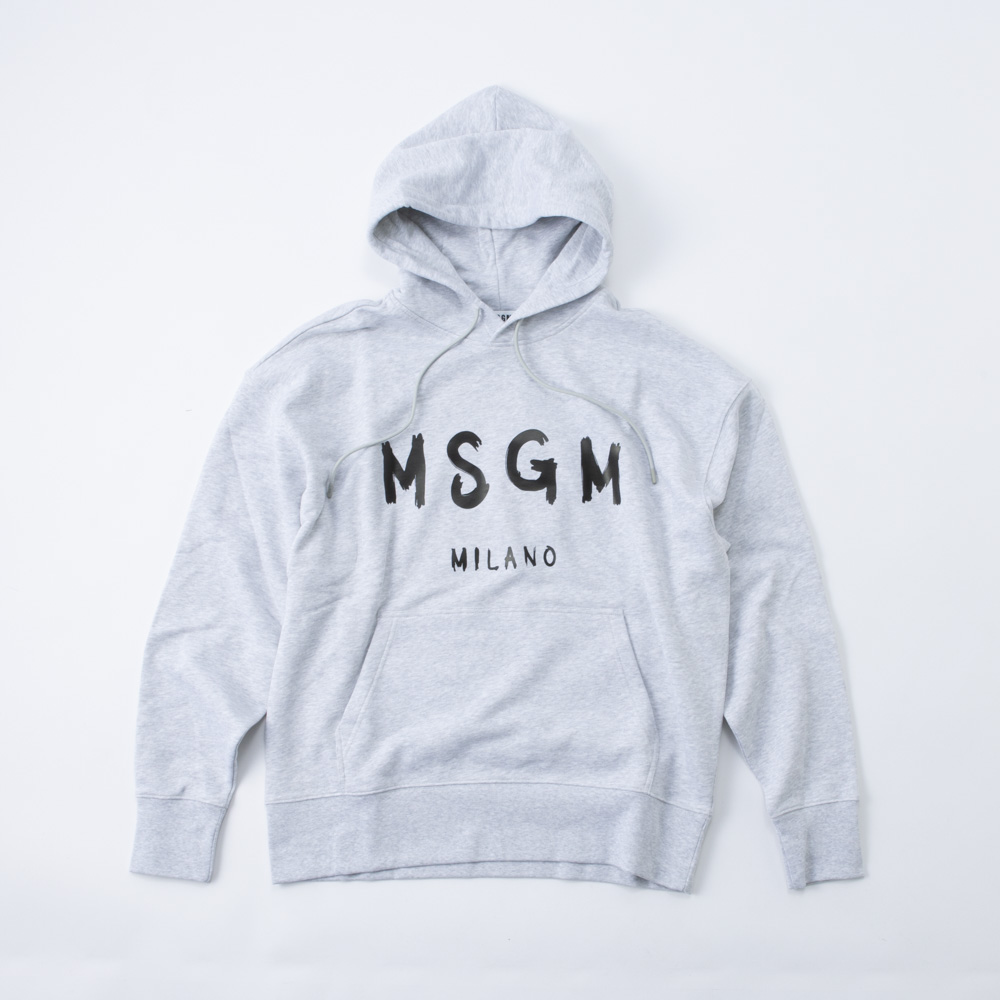 エムエスジーエム MSGM メンズトップス 手書き風 フード付き パーカー