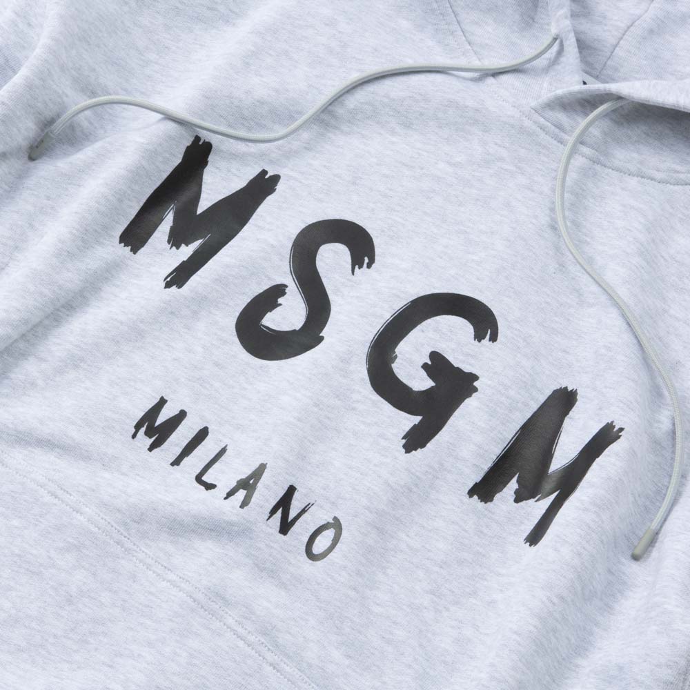 エムエスジーエム MSGM メンズトップス 手書き風 フード付き パーカー