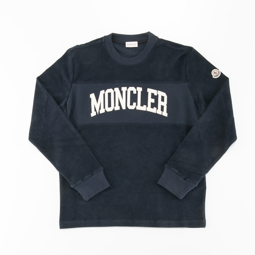 モンクレール MONCLER メンズトップス テリークロスコットン ロゴモチーフ刺繍 8G000.24.899VV【FITHOUSE ONLINE SHOP】