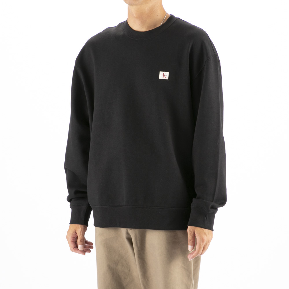 カルバンクラインジーンズ Calvin Klein Jeans メンズ 長袖 Cotton Terry Badge Sweatshirt コットンテリーバッジスウェットシャツ LV0 4RC273G UB1【FITHOUSE ONLINE SHOP】