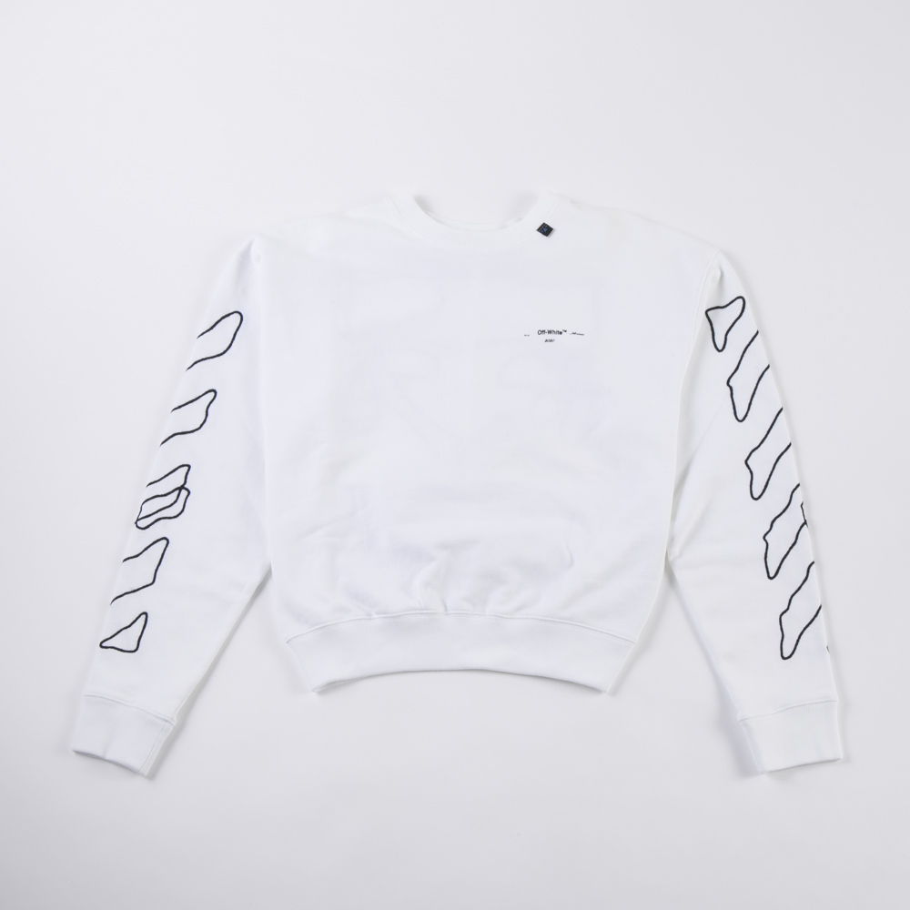 オフホワイト OFF WHITE メンズトップス ABSTRACT OVER CREW OMBA035F19E30011【FITHOUSE ONLINE SHOP】