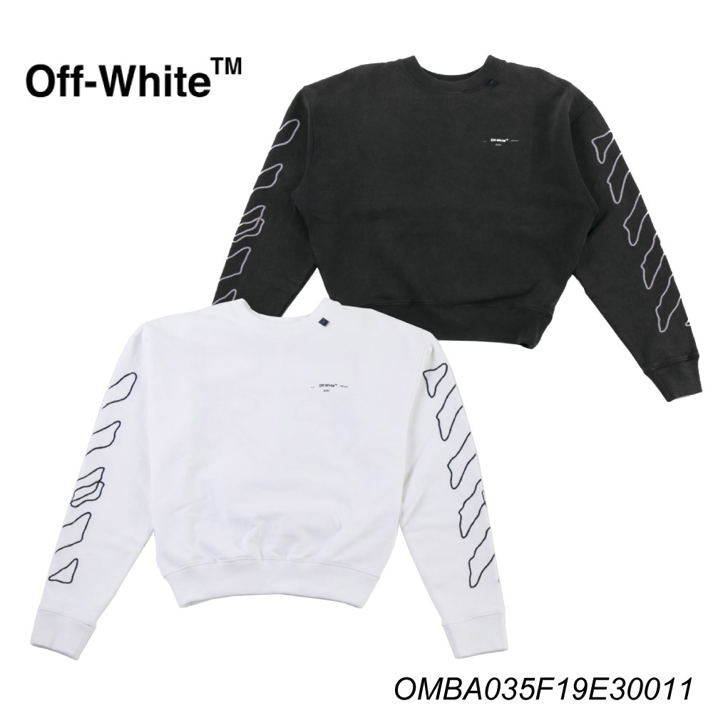 オフホワイト OFF WHITE メンズトップス ABSTRACT OVER CREW OMBA035F19E30011【FITHOUSE ONLINE SHOP】