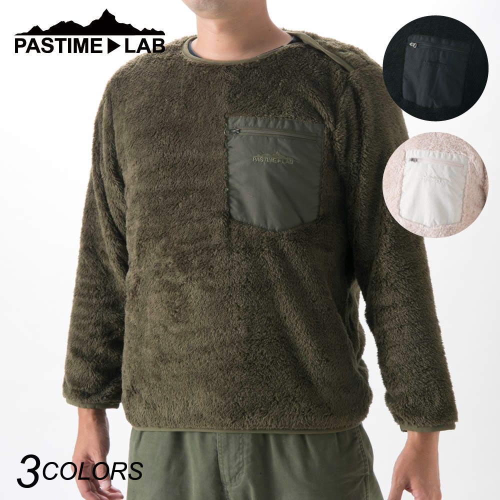 パスタイムラボ PASTIME▶LAB メンズトップス ボアクルーネック PTL-1-0022【FITHOUSE ONLINE SHOP】