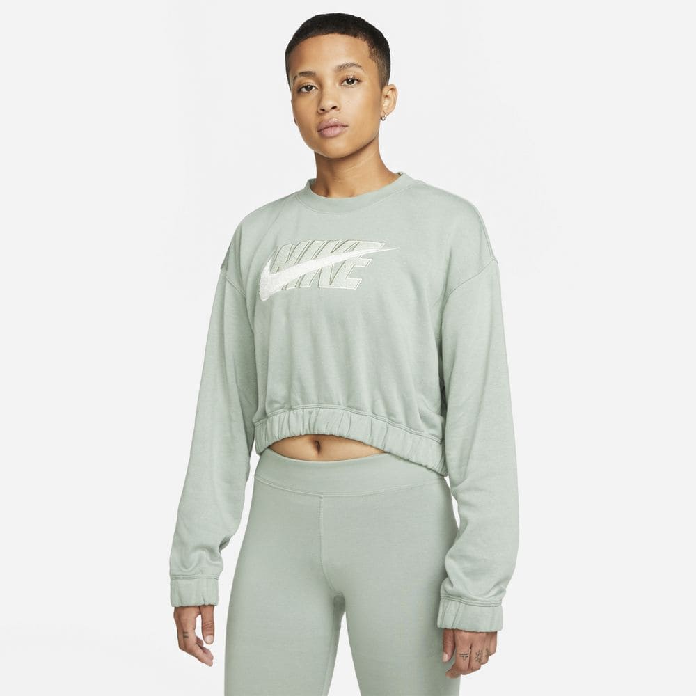 ナイキ NIKE レディーストップス ナイキ ウィメンズ NSW アイコン クラッシュ フリース L/S クルー DD5070【FITHOUSE ONLINE SHOP】