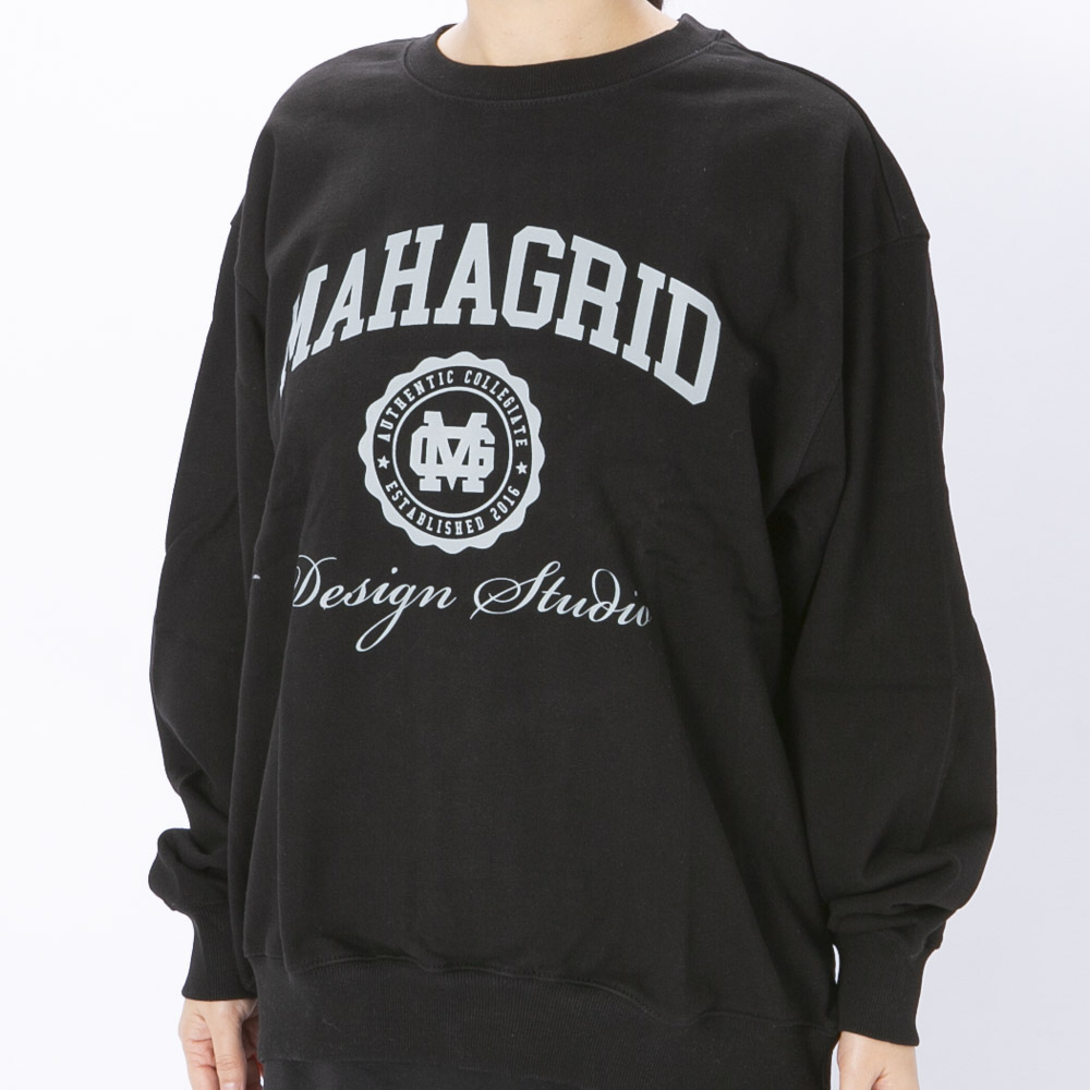 マハグリッド mahagrid レディーストップス AUTHENTIC SWEATSHIRT MG2BFMM463A【FITHOUSE ONLINE SHOP】