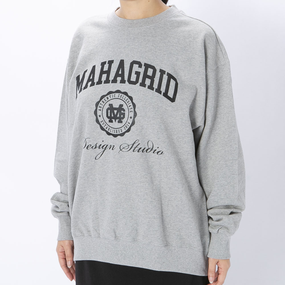 マハグリッド mahagrid レディーストップス AUTHENTIC SWEATSHIRT MG2BFMM463A【FITHOUSE ONLINE SHOP】