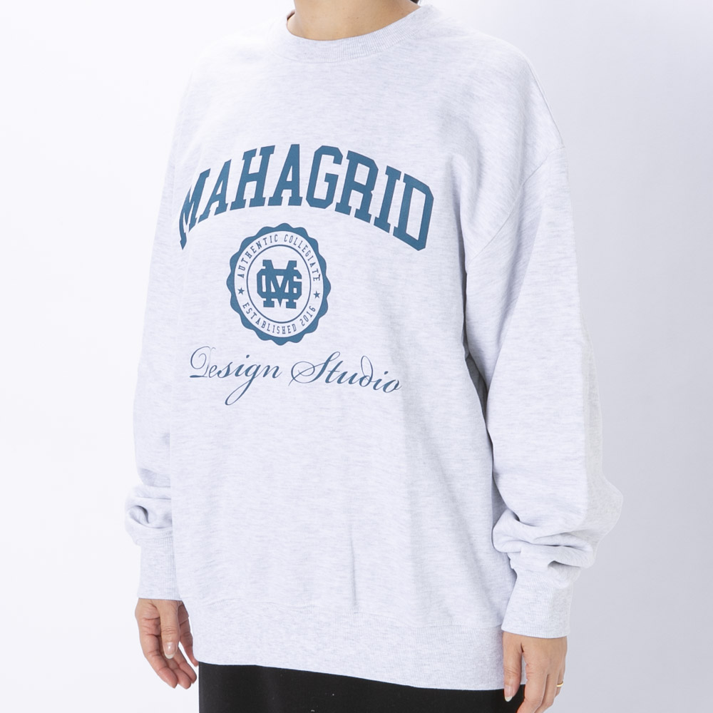 マハグリッド mahagrid レディーストップス AUTHENTIC SWEATSHIRT MG2BFMM463A【FITHOUSE ONLINE SHOP】