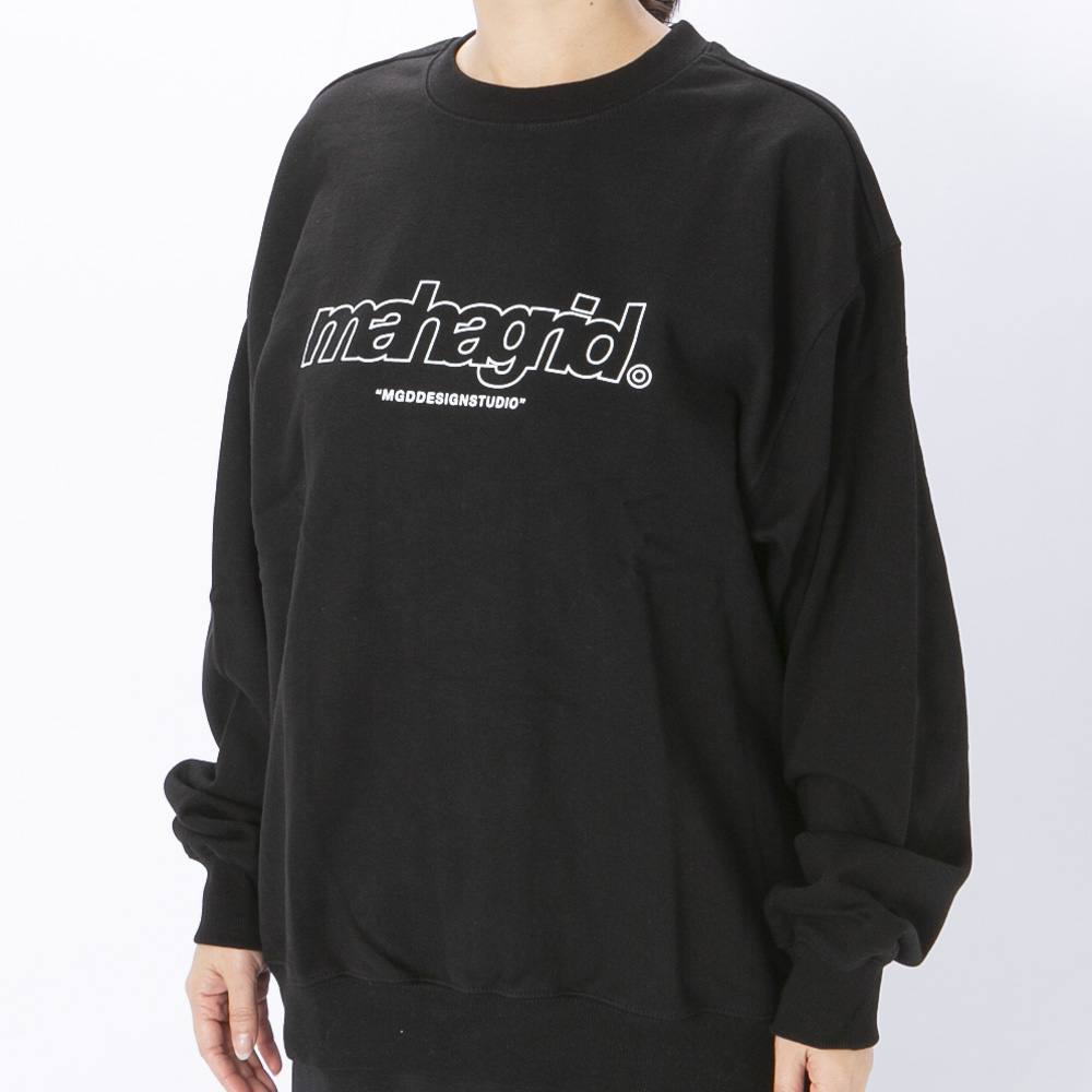 マハグリッド mahagrid レディーストップス THIRD LOGO CREWNECK MG2BSMM481A【FITHOUSE ONLINE SHOP】