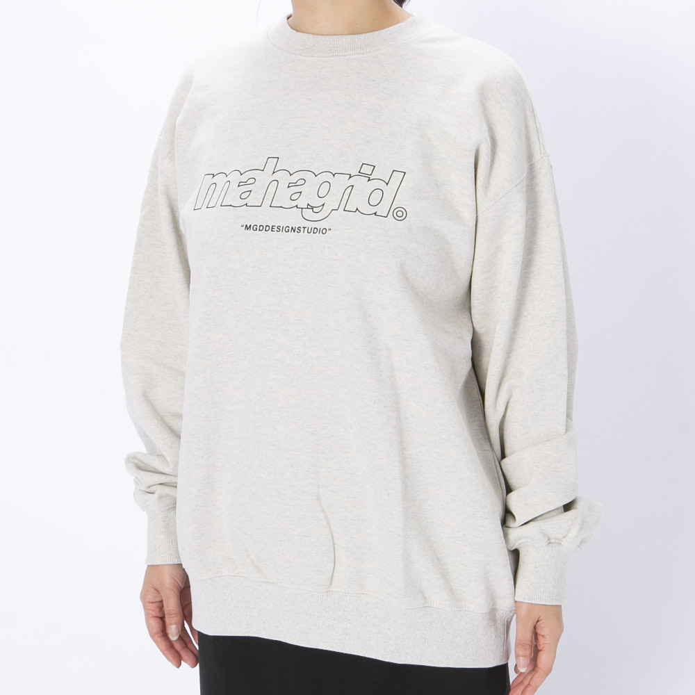 マハグリッド mahagrid レディーストップス THIRD LOGO CREWNECK MG2BSMM481A【FITHOUSE ONLINE SHOP】