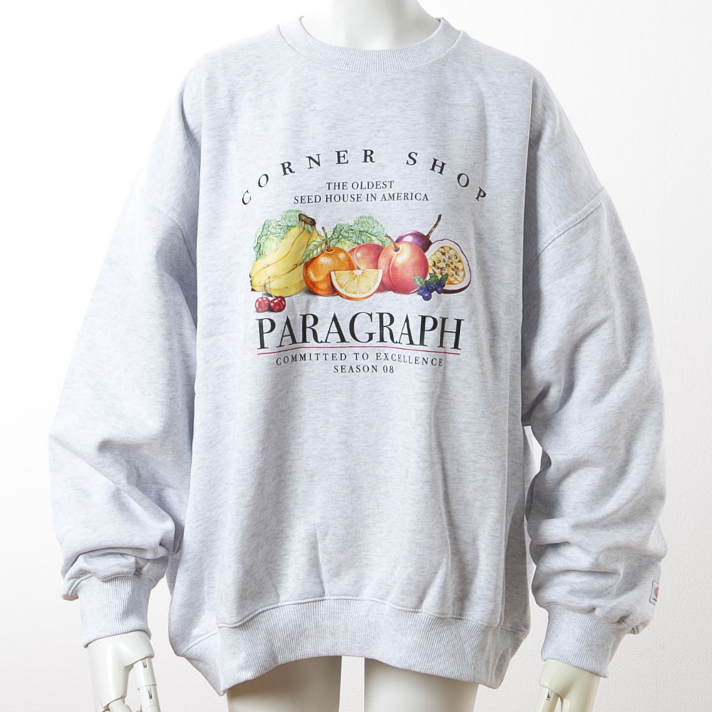 パラグラフ PARAGRAPH レディーストップス 裏起毛 クルースウェット 28【FITHOUSE ONLINE SHOP】