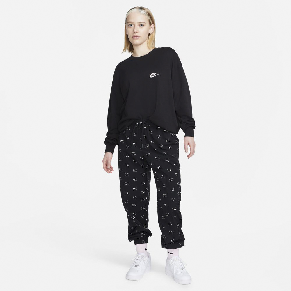 激レア NIKE オーバーサイズ クロップド M ライム スウェット